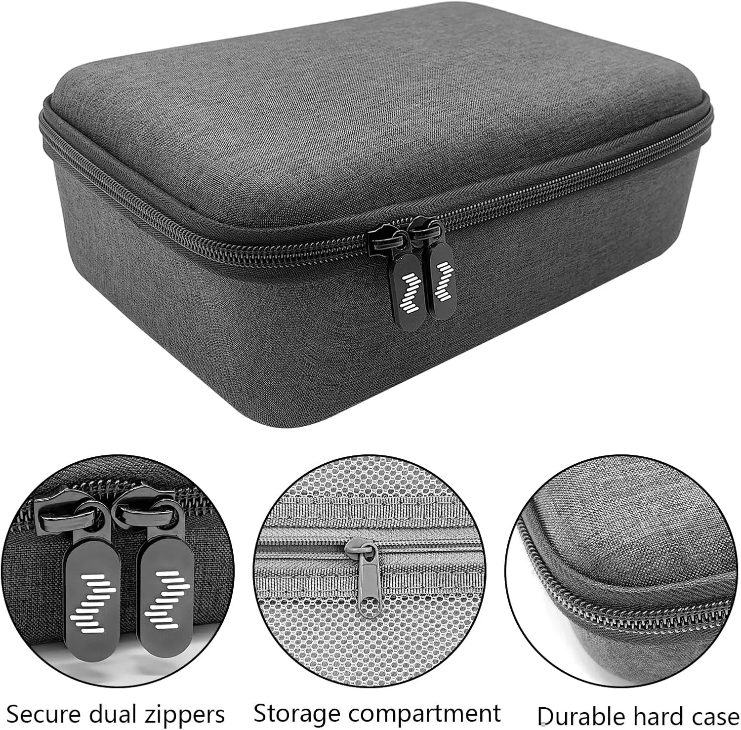 Hard Shell Case Compatible with SSL 2 or 2  and SSL2 MKII and 2  MKII Interface Audio Interface Cover, Protective Travel Case (Grey)