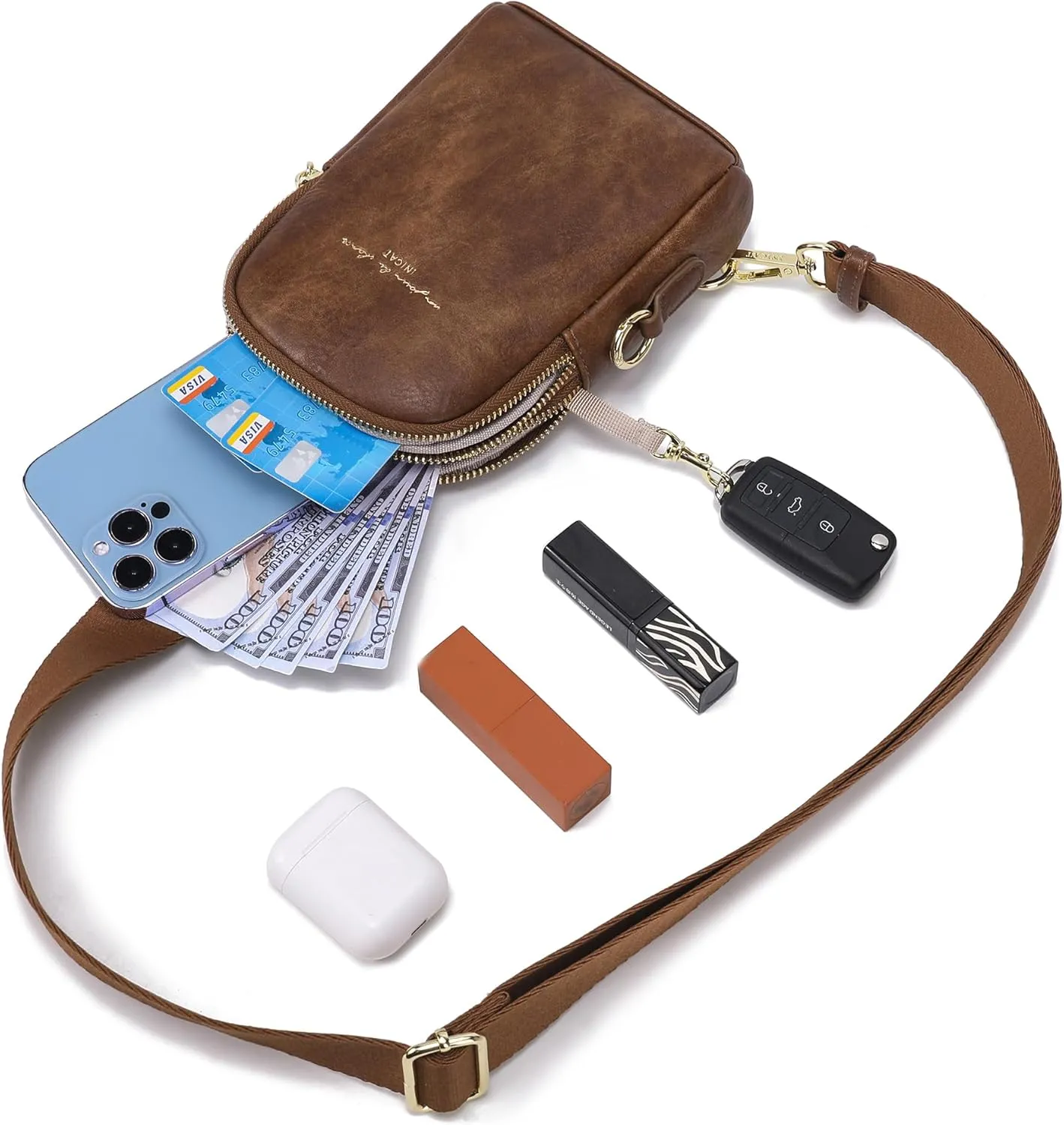 Haytijoe Small Crossbody Sling Bag for Women Travel Purses Anti Theft Cross Body Bag for Woman Fanny Packs