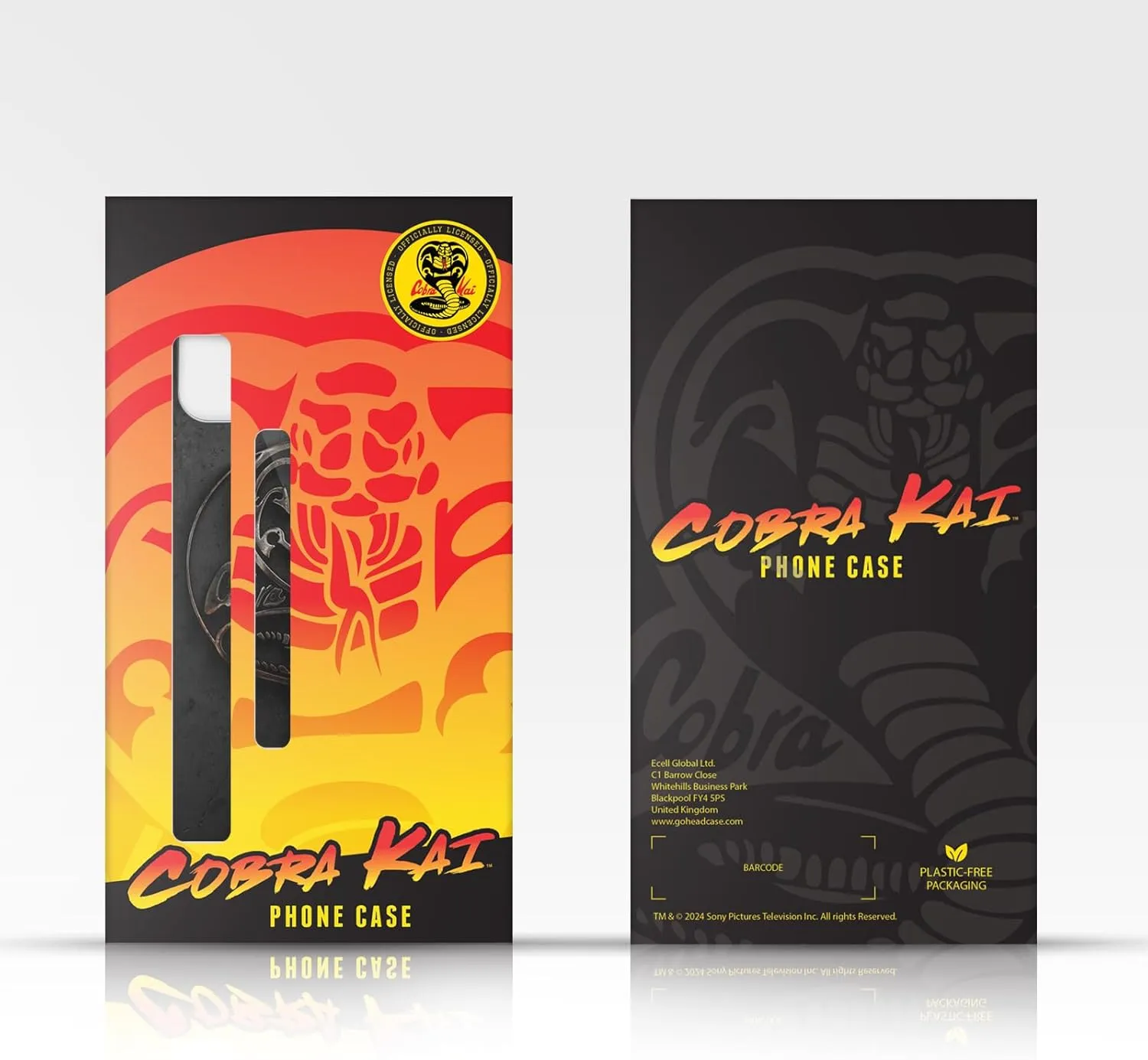 Head Case Designs Officially Licensed Cobra Kai John Lawrence WWD Composed Art Hard Back Case Compatible with Samsung Galaxy S22 Ultra 5G