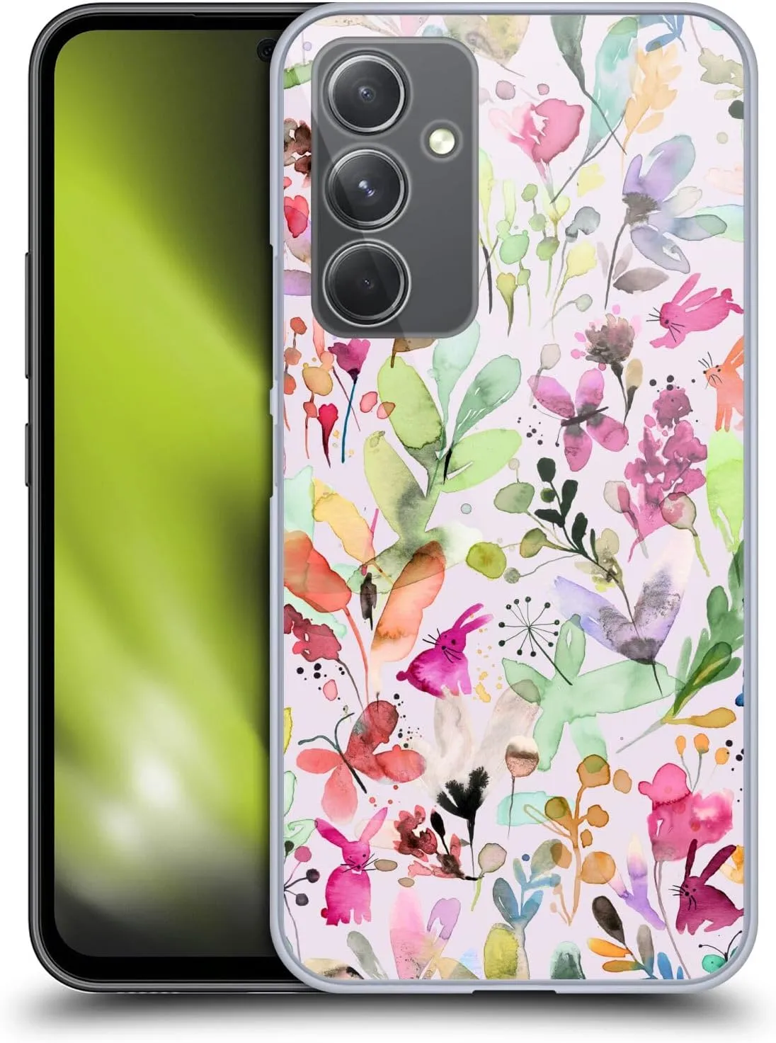 Head Case Designs Officially Licensed Ninola Meadow Flower Patterns Hard Back Case Compatible with Samsung Galaxy A54 5G