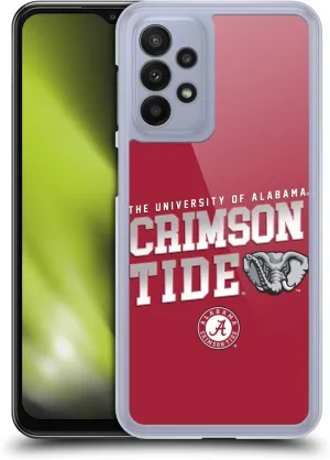 Head Case Designs Officially Licensed University of Alabama UA Crimson Tide Hard Back Case Compatible with Samsung Galaxy A23 / 5G (2022)