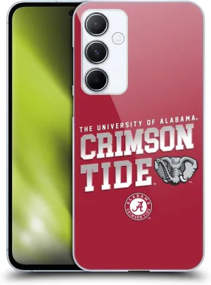 Head Case Designs Officially Licensed University of Alabama UA Crimson Tide Hard Back Case Compatible with Samsung Galaxy A55 5G