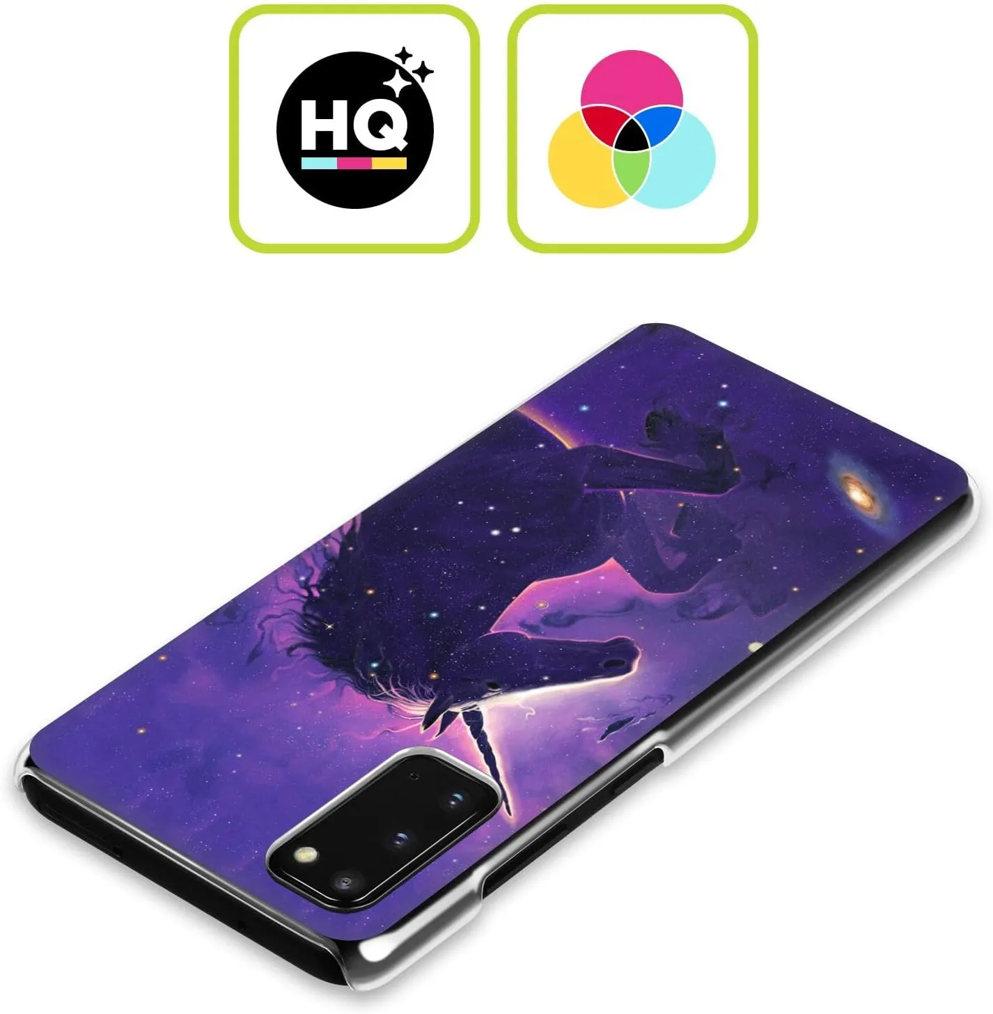 Head Case Designs Officially Licensed Vincent HIE Unicorn Nebula Key Art Hard Back Case Compatible with Samsung Galaxy A54 5G