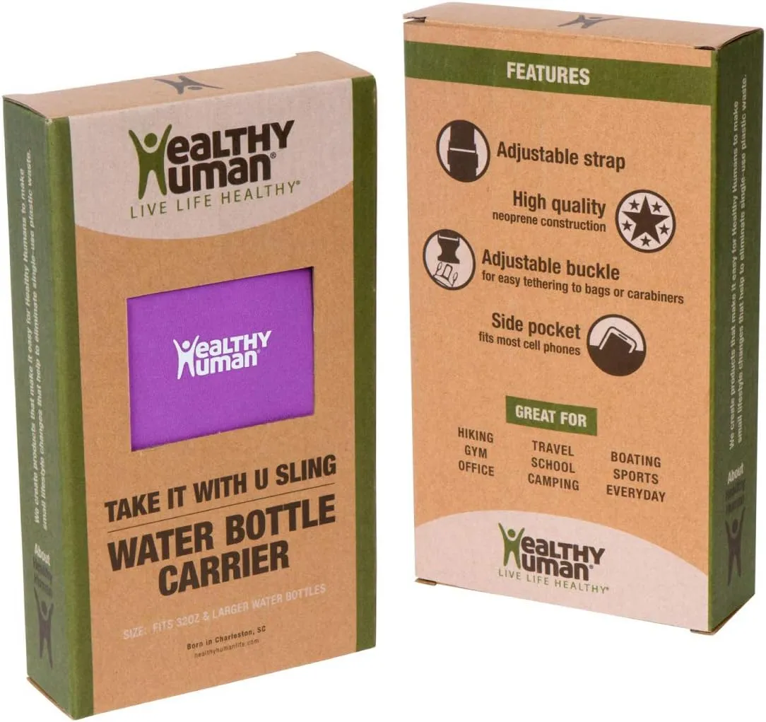 Healthy Human Water Bottle Take Me with U Sling