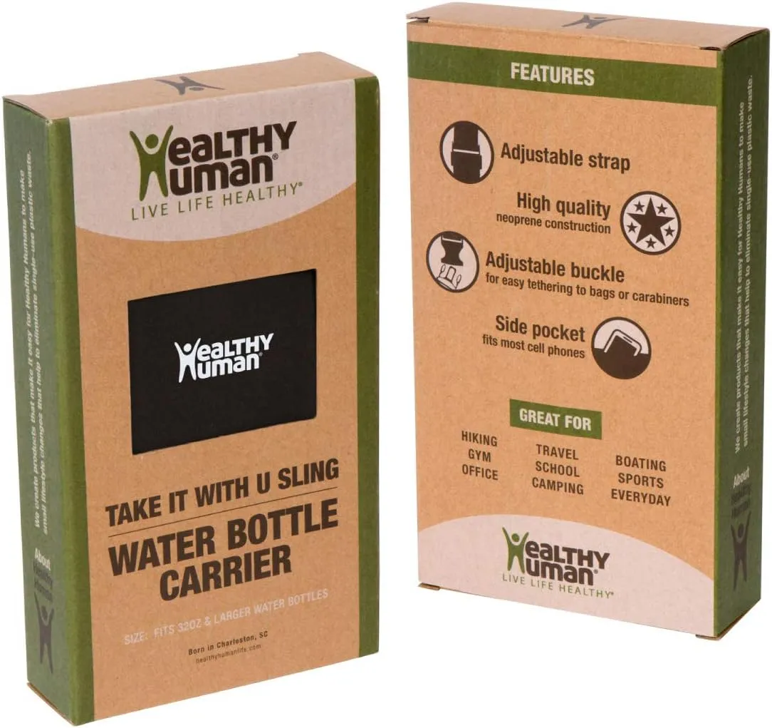 Healthy Human Water Bottle Take Me with U Sling