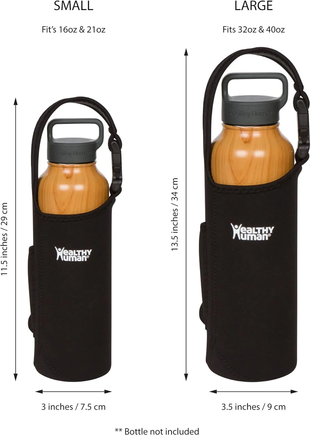 Healthy Human Water Bottle Take Me with U Sling