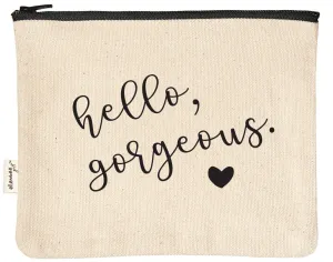 hello gorgeous zipper pouch