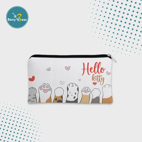 Hello Kitty Pencil / Pen Pouch (Digitally printed on Cloth)