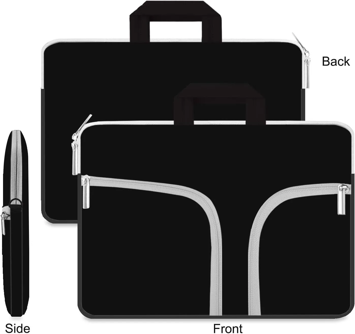 HESTECH Laptop Chromebook Case 14 inch,Ultrabook Notebook Shoulder Strap Handbag Sleeve Bag Compatible with 14-15.4" /15"-15.6" Dell HP Asus Acer Swift 3 Samsung Sony Computer