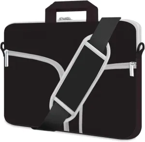 HESTECH Laptop Chromebook Case 14 inch,Ultrabook Notebook Shoulder Strap Handbag Sleeve Bag Compatible with 14-15.4" /15"-15.6" Dell HP Asus Acer Swift 3 Samsung Sony Computer