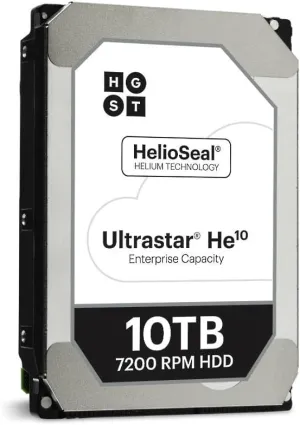 HGST Ultrastar DC HC510 (He10) 10TB 7200 RPM SATA 6Gb/s 256MB Cache 3.5-Inch | Power Disable | Enterprise Hard Drive - HUH721010ALE600 (0F27452)