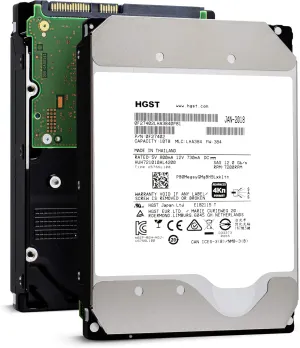 HGST Ultrastar He10 10TB 7200 RPM 4Kn SAS 12Gb/s 3.5" Enterprise Hard Drive - HUH721010AL4200 (0F27402) (Renewed)