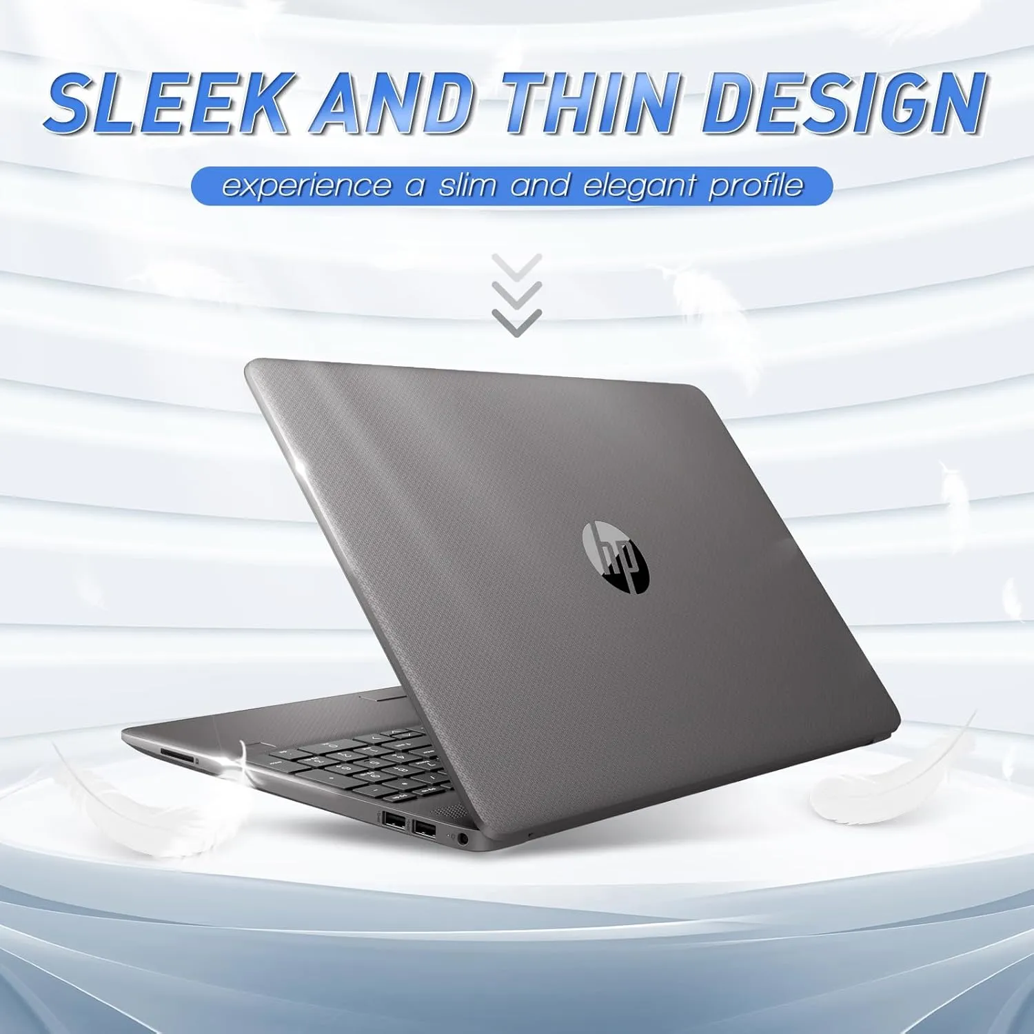 HP 15 FHD Business UltraBook Laptop • 16GB RAM • 256GB PCIe SSD • Powerful AMD Performance • Copilot AI-Ready • Ethernet Port • Long Battery Life • Windows 11 Pro – Built for Professionals