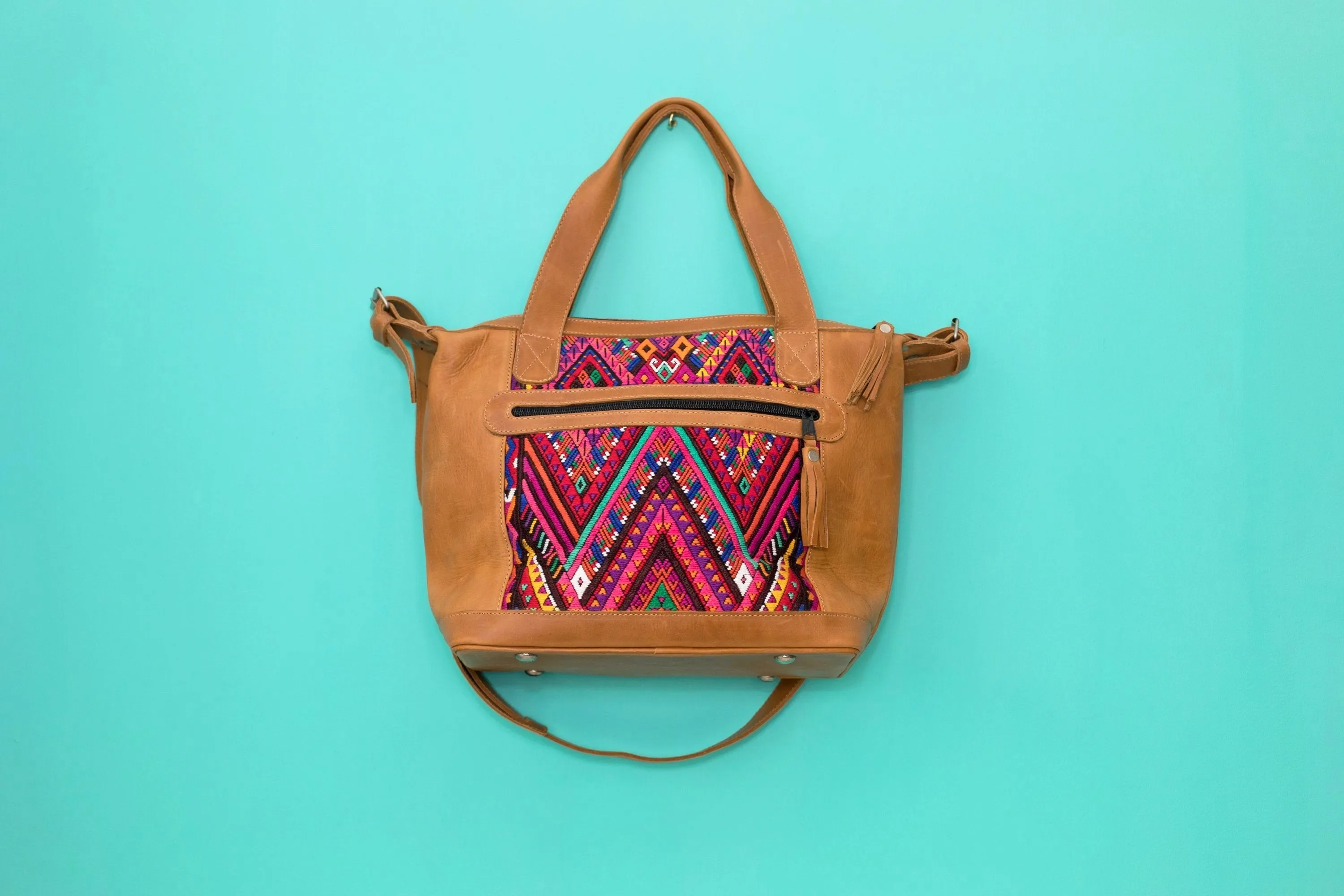 Huipil Day Bag Tote Purse Diaper Bag Cross Body (medium) #002