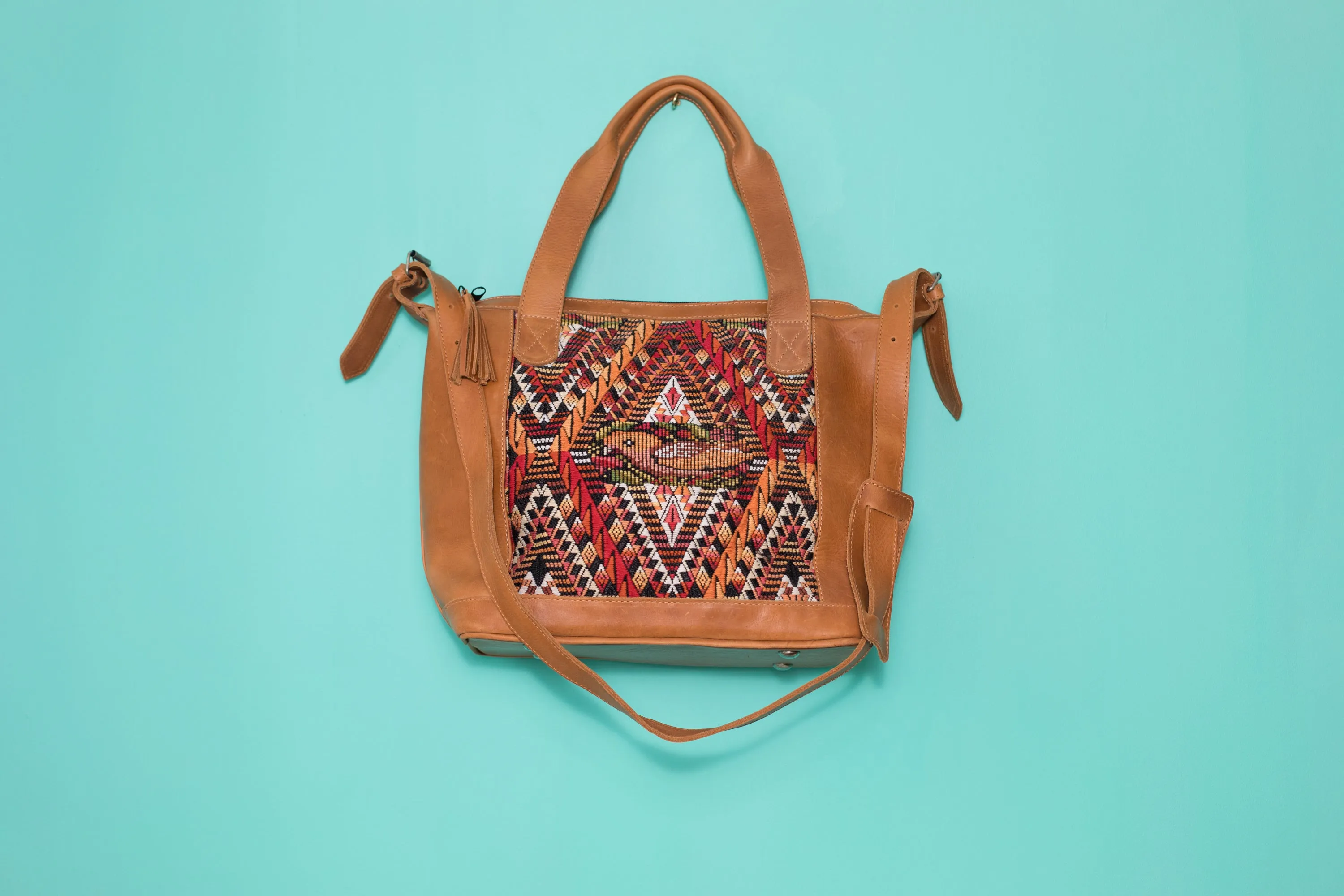 Huipil Day Bag Tote Purse Diaper Bag Cross Body (medium) #008