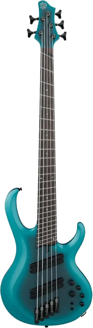 Ibanez BTB605MS Bass Guitar - Cerulean Aura Burst Matte