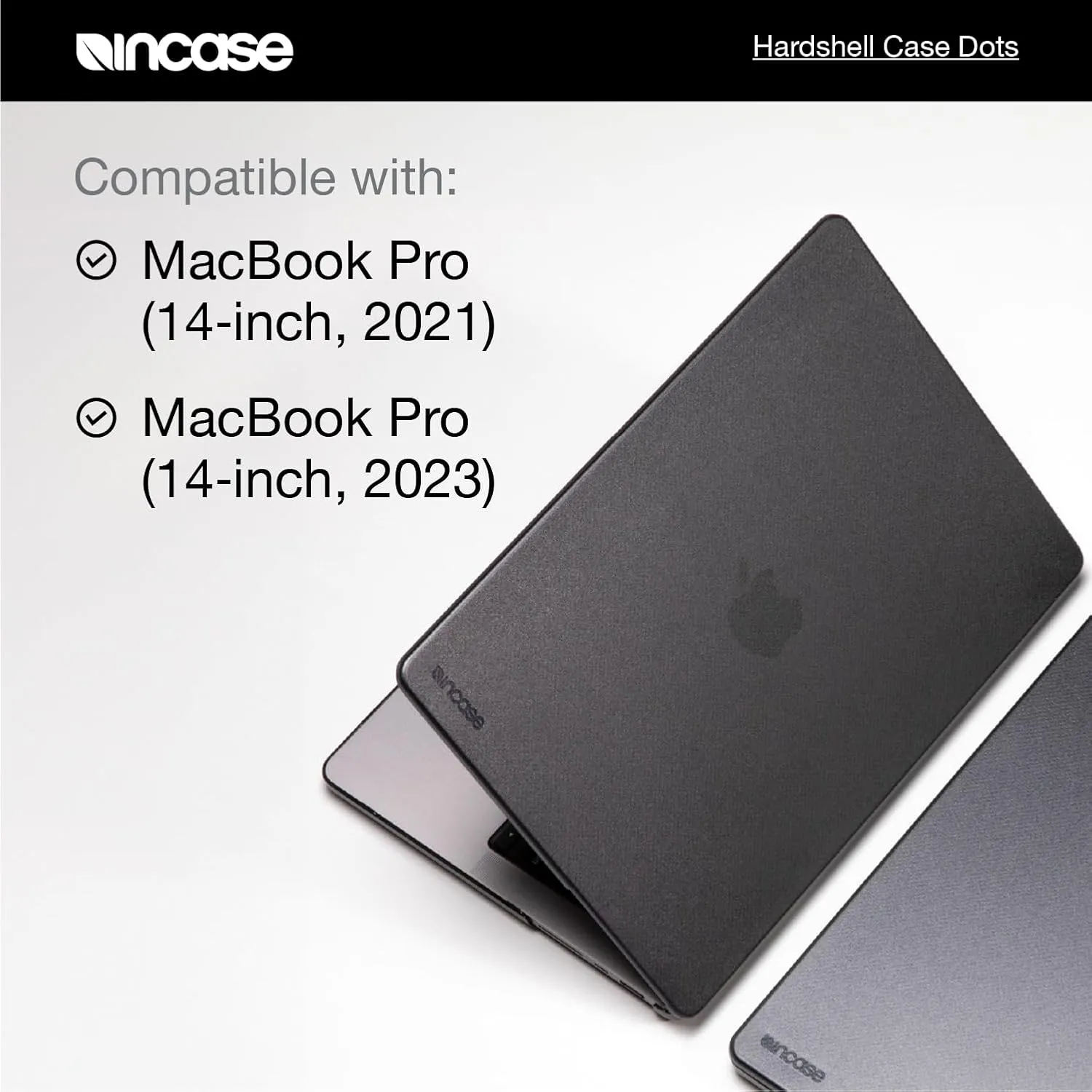 Incase Dots Hardshell with Makrolon® - MacBook Pro 14 inch Case - 2024, 2023, 2022, 2021, M4, M3, M2, M1 - MacBook Case, Laptop Cover, Protective Hard Shell, Scratch Resistant, Lightweight - Ice Pink