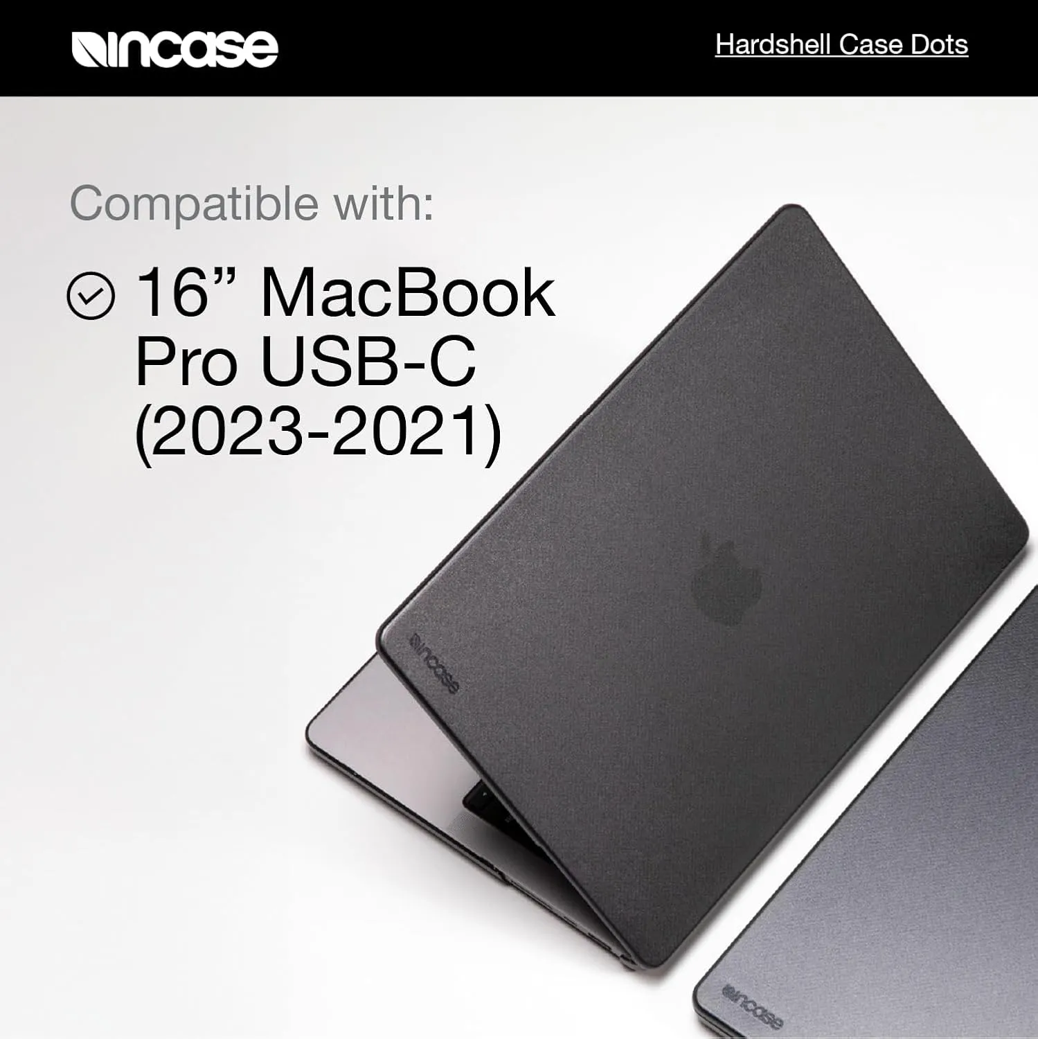Incase Dots Hardshell with Makrolon® - MacBook Pro 16 inch Case - 2024, 2023, 2022, 2021, M4, M3, M2, M1 - MacBook Case, Laptop Cover, Protective Hard Shell, Scratch Resistant, Lightweight - Clear