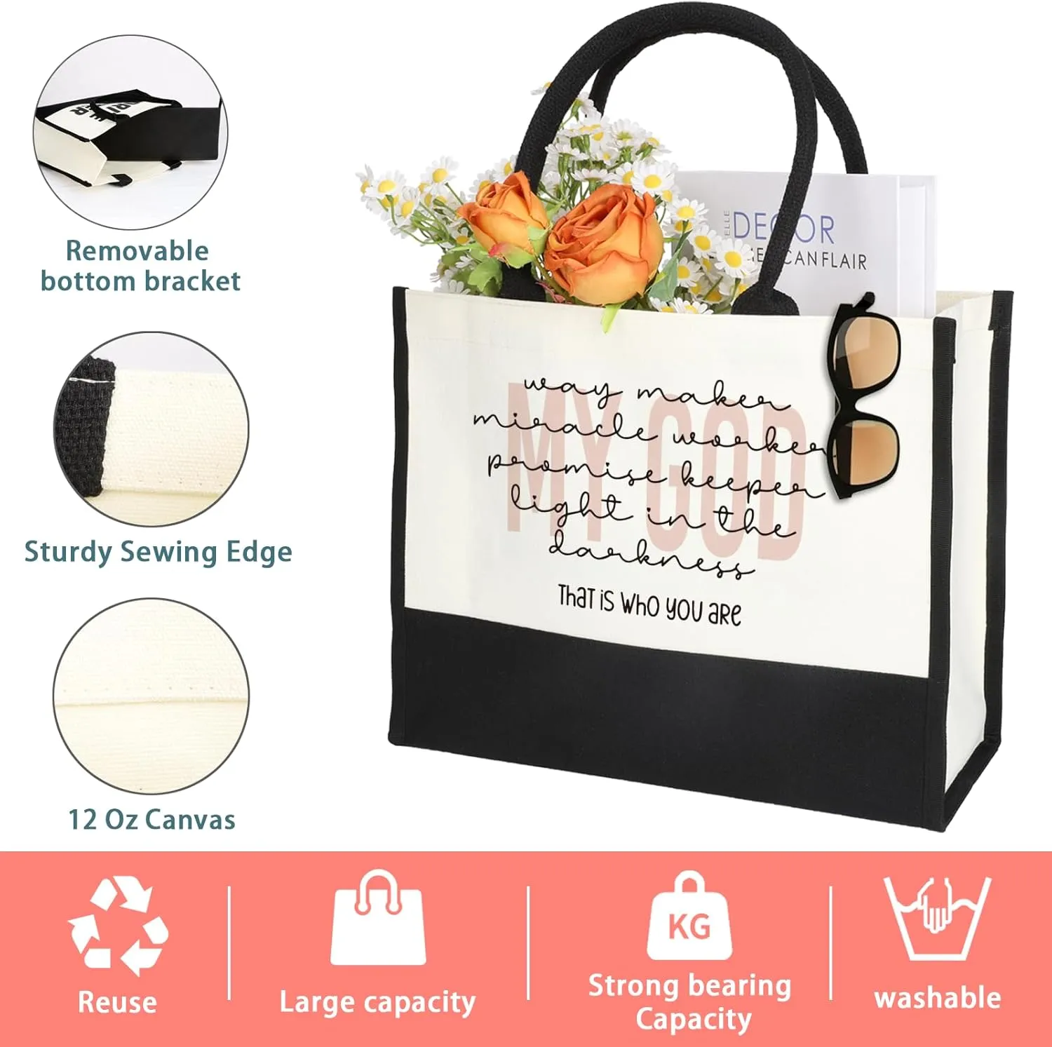Inspirational Gifts for Women,Encouragement Gifts For Best Friend Coworker,Emotional Uplifting Support Gifts-Waymaker,Miracle Worker,Promise Keeper,light in The Darkness,My God That is Who You Are