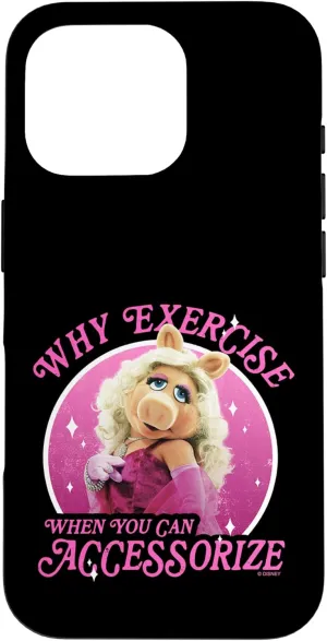 iPhone 16 Pro Disney The Muppets Miss Piggy Why Exercise Accessorize Case