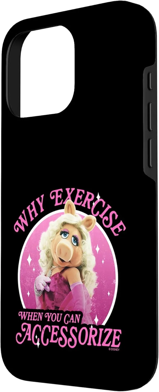 iPhone 16 Pro Disney The Muppets Miss Piggy Why Exercise Accessorize Case