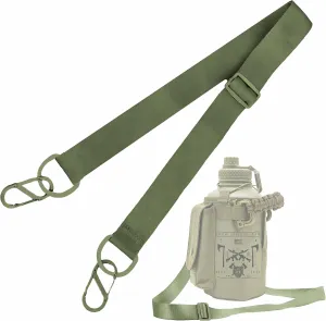 Iron Infidel Shoulder Strap for Battle Bottle - 64 oz and 32 oz Water Bottle Carry Strap