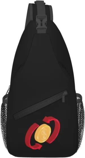 Isometric Currency Crossbody Bags For Women Men Chest Backpack Gym Shoulder Bag Travel Outdoor Sports Casual Crossbody Bags