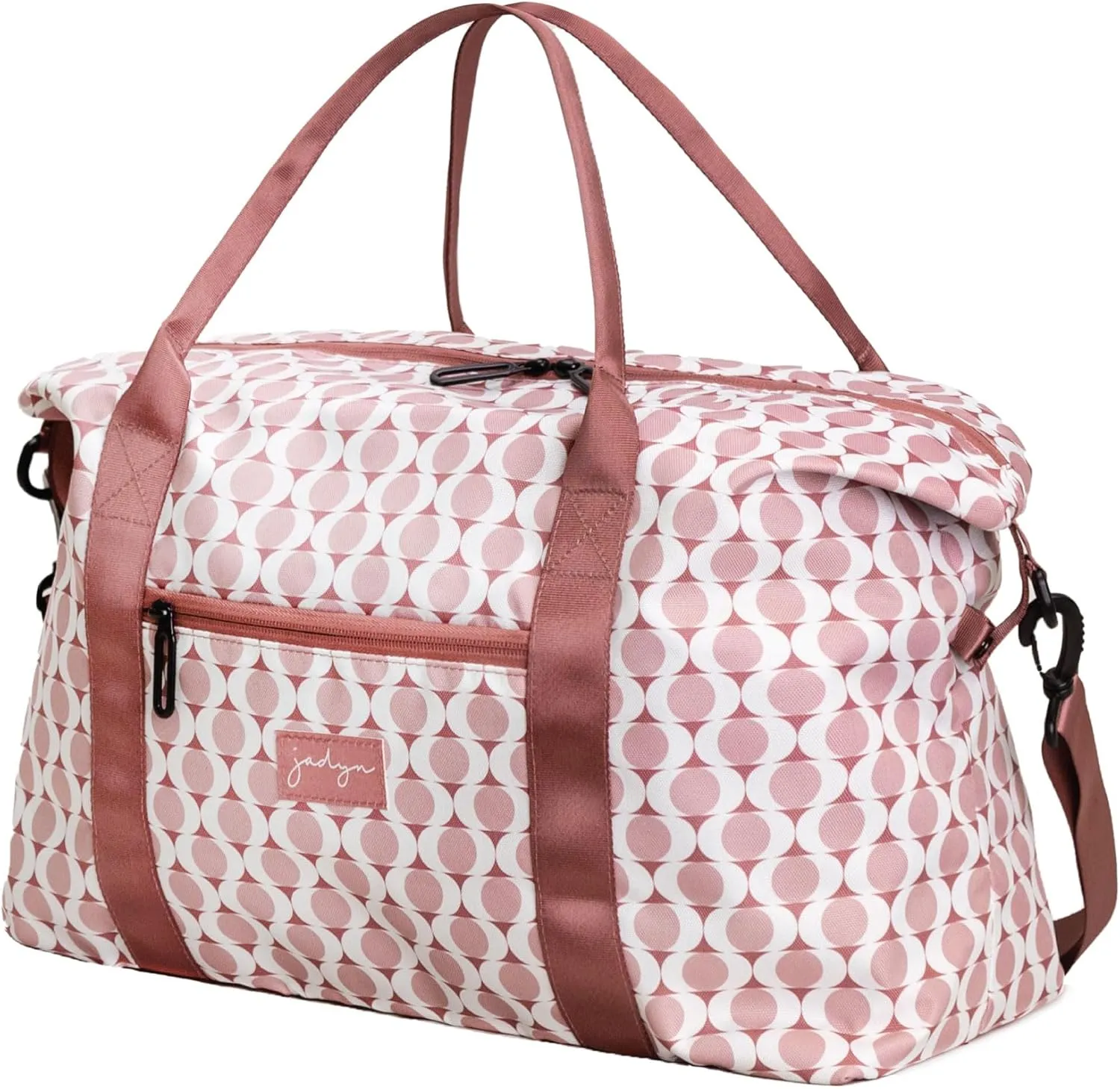 Jadyn Lola Travel Bag, Weekender/Overnight Duffel, Gym Tote Bag for Women, Men