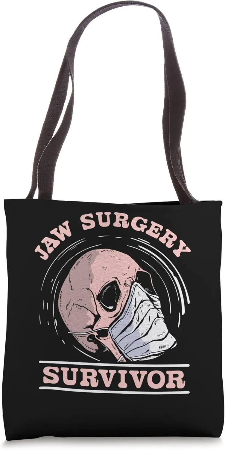 Jaw Surgery Survivor Support Recovery Surgeries Hospital Tote Bag