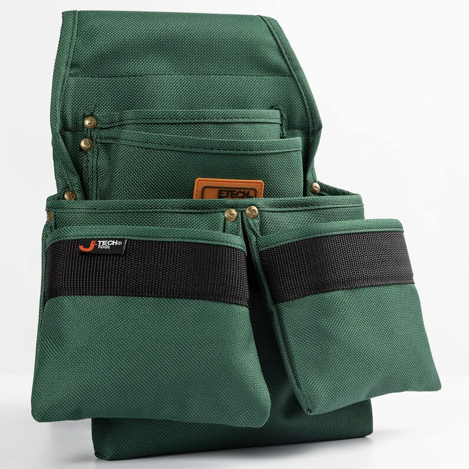 Jetech Tool Belt Pouches Bag with 4 Pocket - Heavy Duty Utility Pouch for Electrician, Carpenters, Craftsman, Gardening
