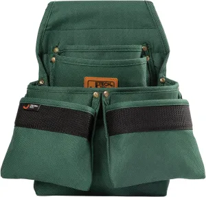 Jetech Tool Belt Pouches Bag with 4 Pocket - Heavy Duty Utility Pouch for Electrician, Carpenters, Craftsman, Gardening