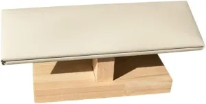 Jewelry Display Rack Velvet Wooden Jewelry Rack Bracelet Watch Stand Display Props Shopping Mall Counter Jewelry Display Organizers Jewelry Display Stand(White)