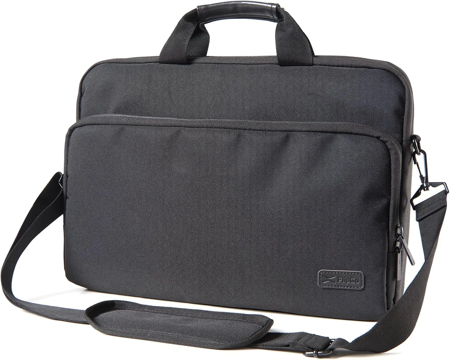 JSAUX FilpGo Extended Screen Laptop Bag, Premium Durable Travel Business Laptop Case for Notebook Tablet Monitor, Black