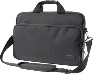 JSAUX FilpGo Extended Screen Laptop Bag, Premium Durable Travel Business Laptop Case for Notebook Tablet Monitor, Black