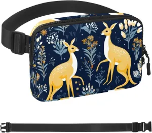 Jungle Kangaroo-1549 Crossbody Fanny Pack for Men&Women,Belt Bag for Travel Casual Walking Running Hiking Cycling