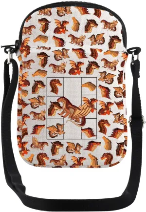 JYTAPP In My Dragon Era Crossbody Bag Mudwings Purse Bag Wings Dragon Novel Gifts Tribes Book Nerds Gift