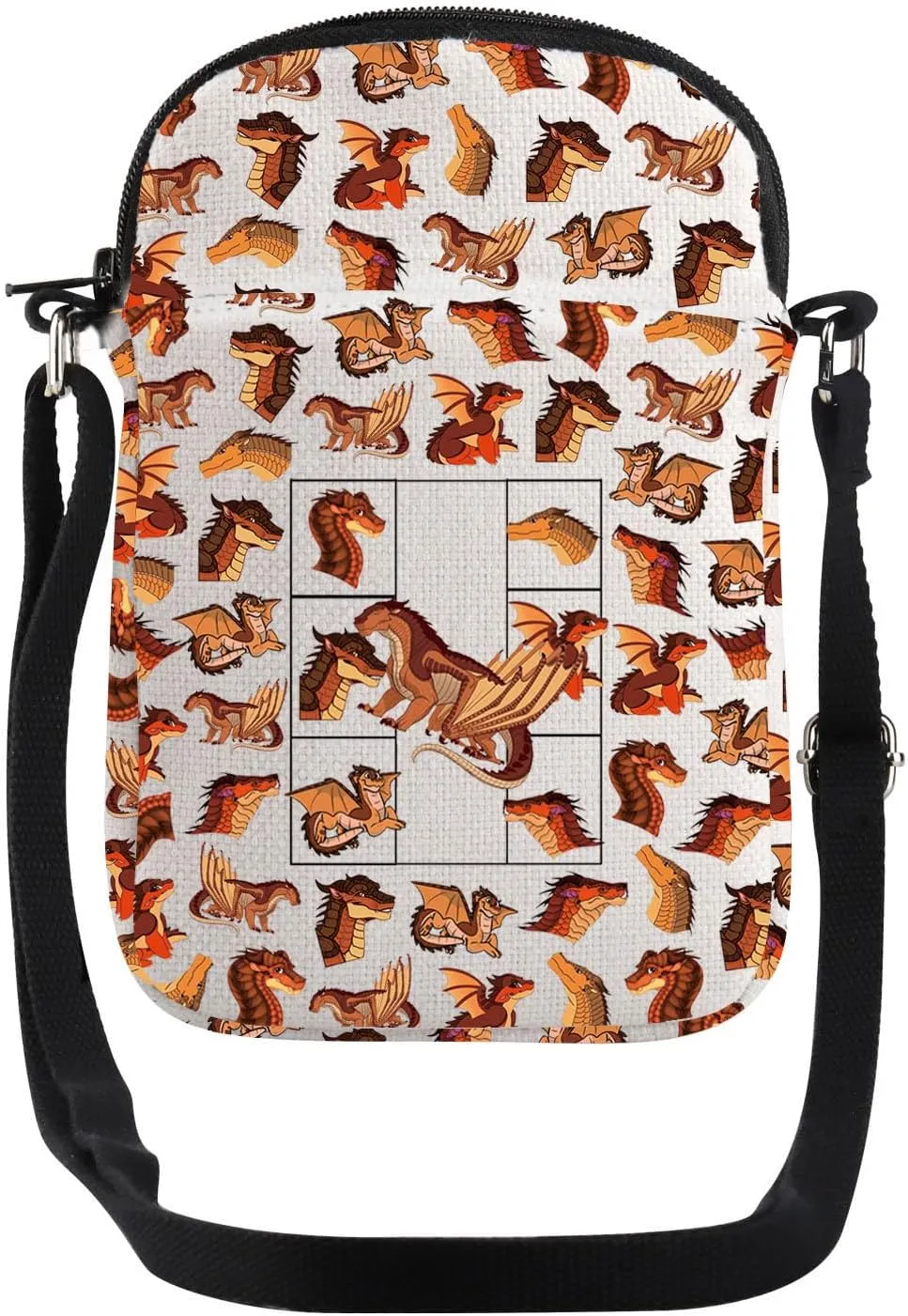 JYTAPP In My Dragon Era Crossbody Bag Mudwings Purse Bag Wings Dragon Novel Gifts Tribes Book Nerds Gift