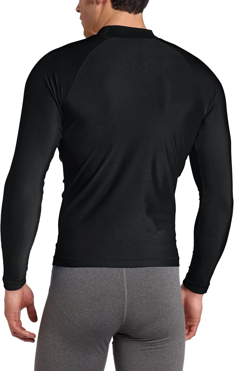 Kanu Surf Platinum Rashguard UPF 50  Sun Protection Long Sleeve Swim Shirts for Men-Premium Rash Guard for Men