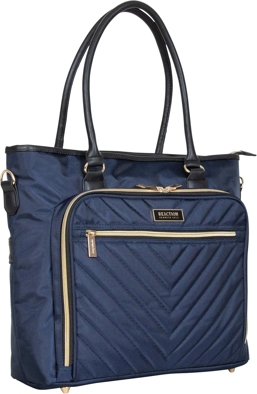 Kenneth Cole REACTION Chelsea Quilted Chevron 15" Laptop & Tablet Business Tote with Removable Shoulder Strap