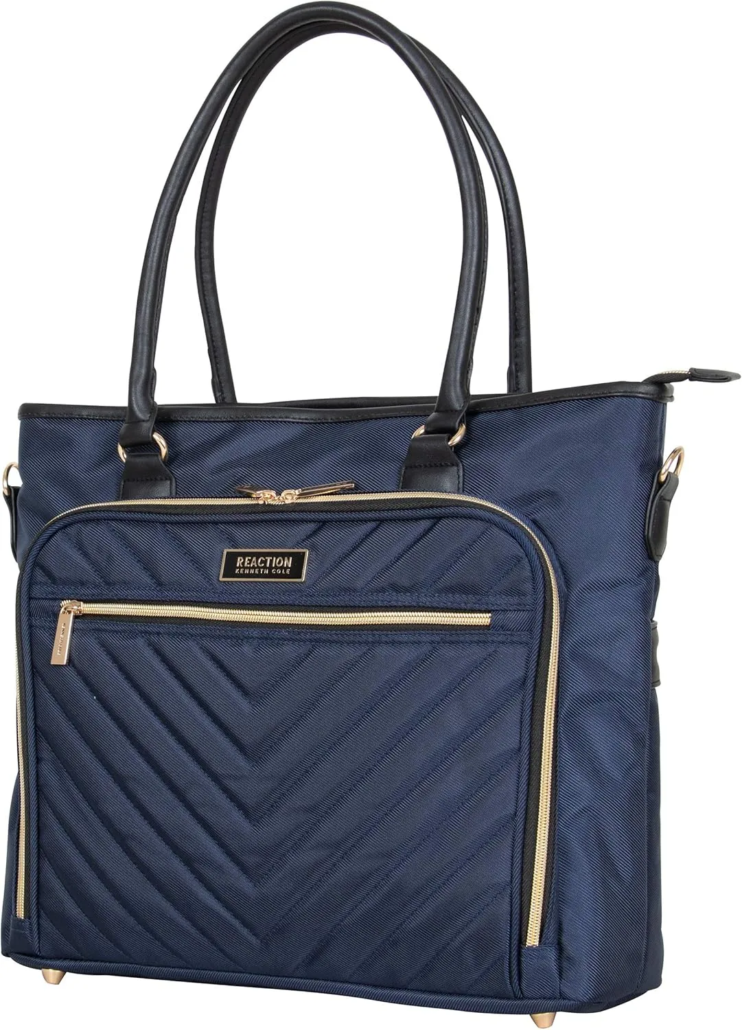 Kenneth Cole REACTION Chelsea Quilted Chevron 15" Laptop & Tablet Business Tote with Removable Shoulder Strap