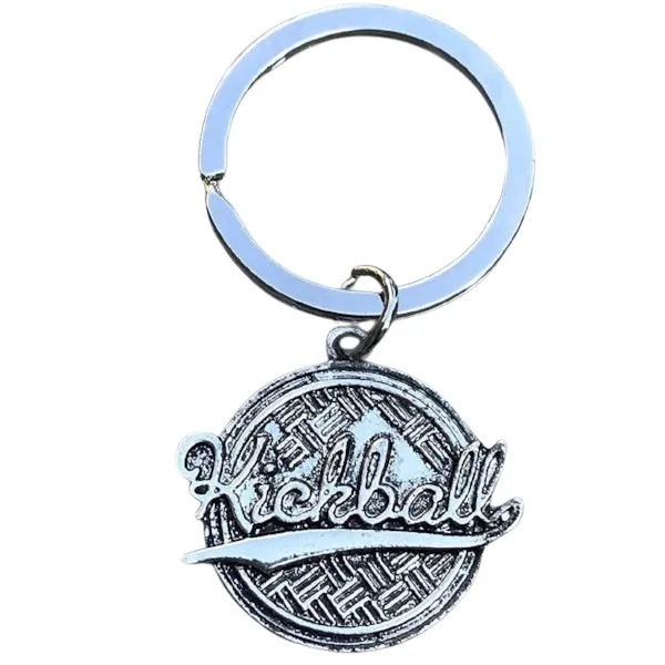 Kickball Charm Keychain