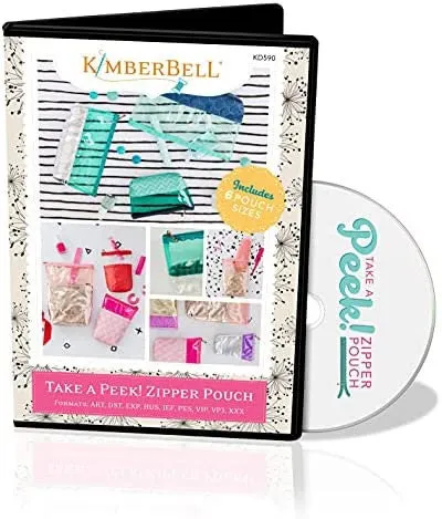 Kimberbell Take A Peek Pouches Machine Embroidery CD