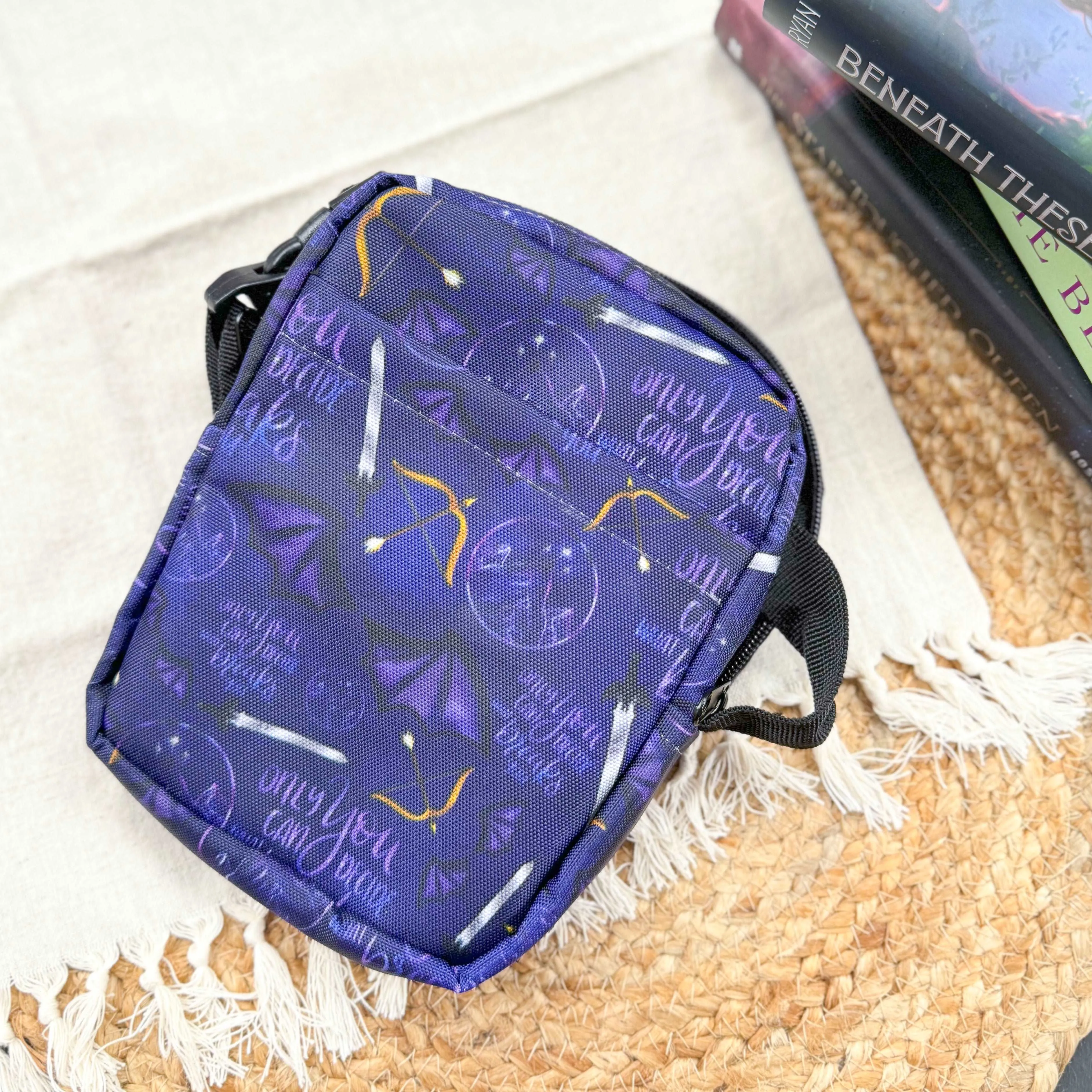 Kindle Crossbody Bag | ACOTAR Night Court | SJM Bookish Merch