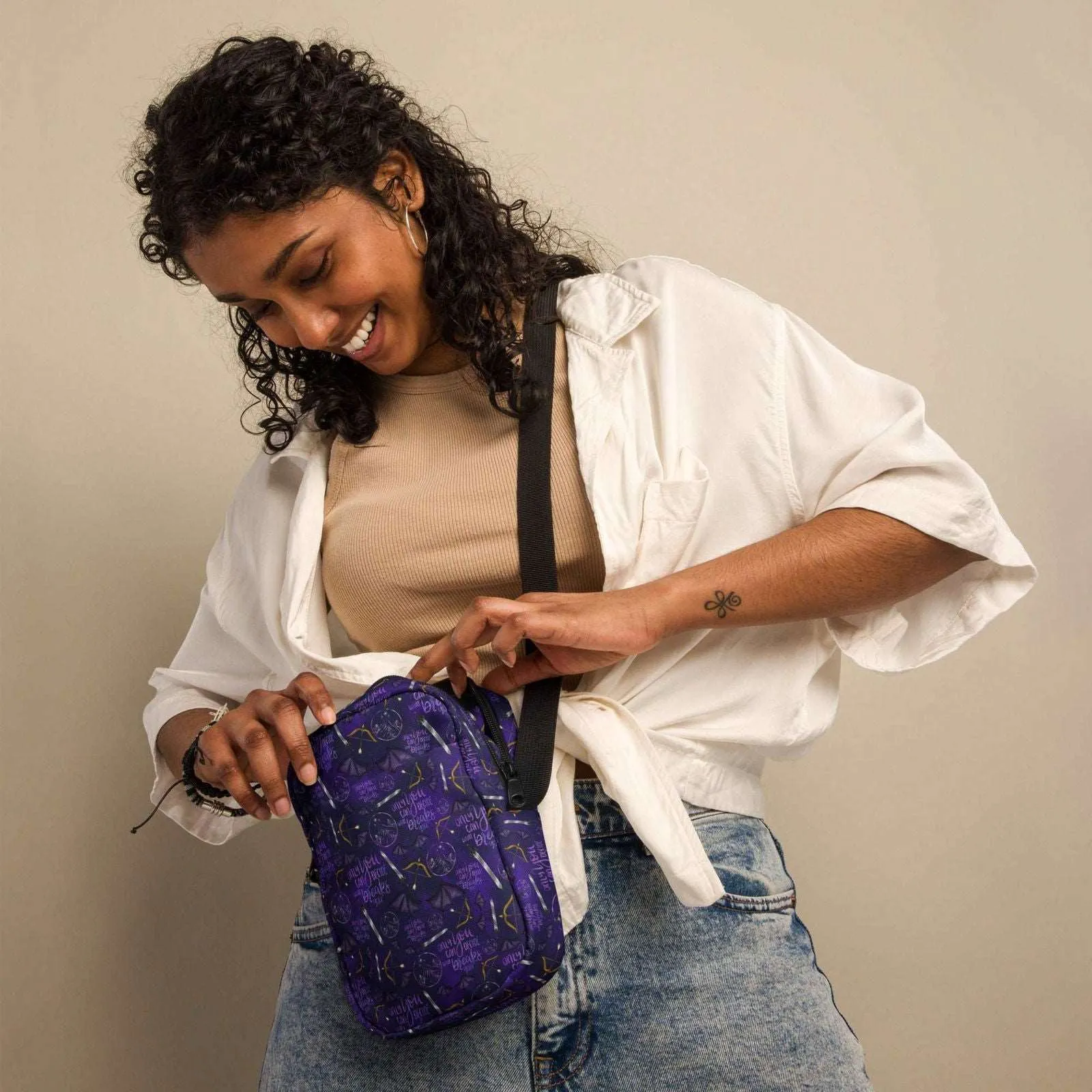 Kindle Crossbody Bag | ACOTAR Night Court | SJM Bookish Merch