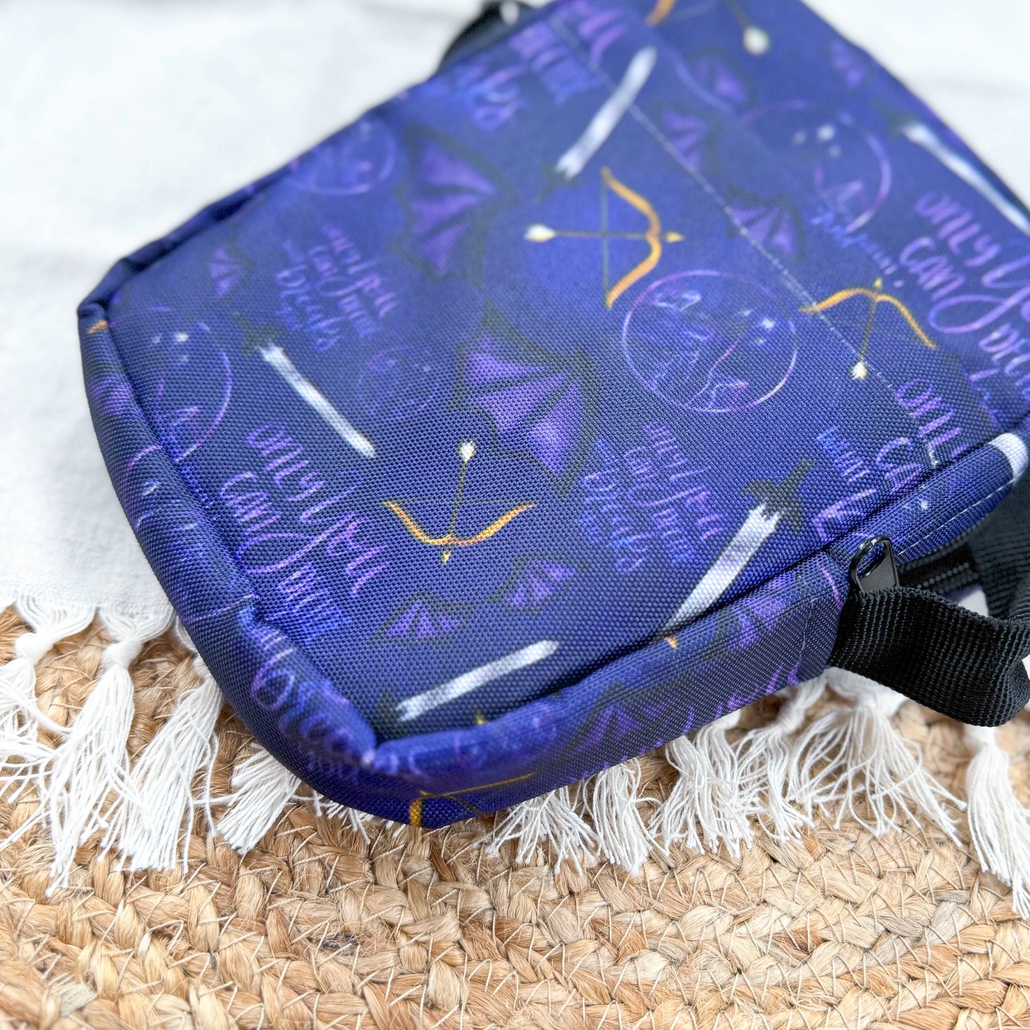 Kindle Crossbody Bag | ACOTAR Night Court | SJM Bookish Merch
