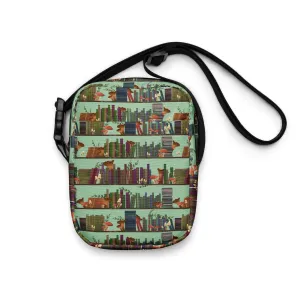 Kindle Crossbody Bag | Books and Mushrooms | Cottagecore Fantasy Bookish Merch
