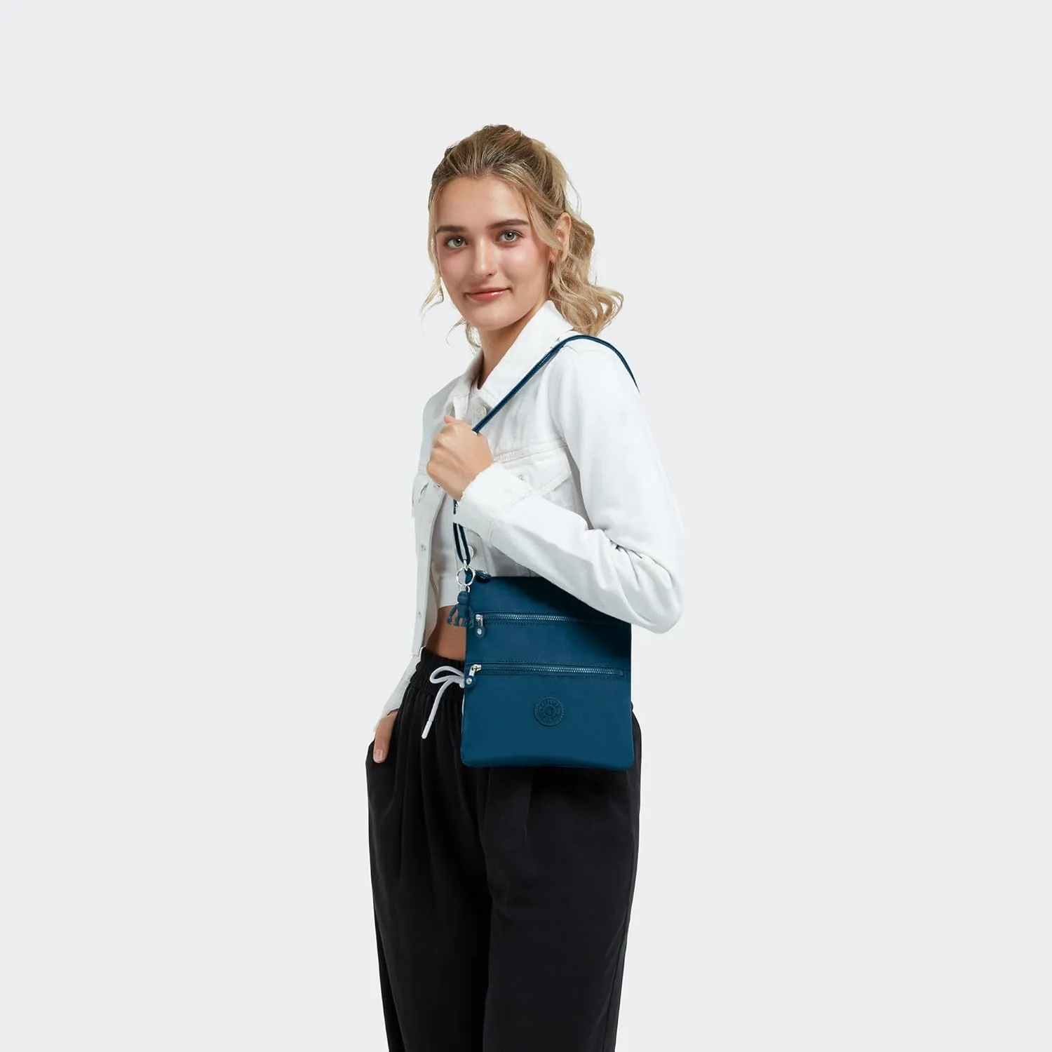 Kipling Women's Keiko Cosmic Emerald Crossbody Bag