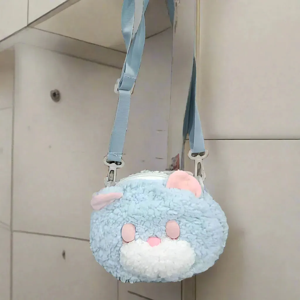 Kitty Kisses Blue Sling Bag