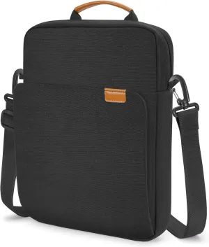 KIZUNA Tablet Sleeve Case 10 Inch Shoulder Bag for 11" iPad Pro M4 M2/11 10.5" 10.9" iPad Air M2/ 10.9" iPad 10 9 8/10" Surface Go 3/ Samsung Galaxy Tab A8/10.5" Galaxy Tab S6,Black