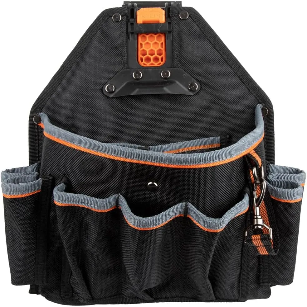 Klein Tools 55832MB MODbox Tool Pouch, 8-Pocket Electrician Bag, Quick Attach and Release for Tool Belts and MODBox Rail System